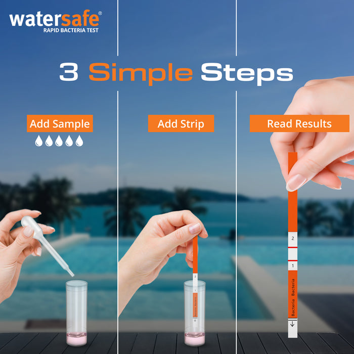 Watersafe® Rapid Bacteria – Box of 10 Tests WS-427D
