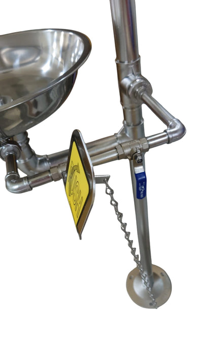 Spilldoc Combination Emergency Shower and Eyewash Station with Pressure-Reducing Valve SDSE304N