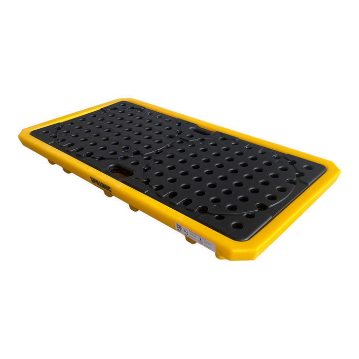 Spilldoc Low Profile 2 Drum Spill Pallet with Drain Plug SD002L