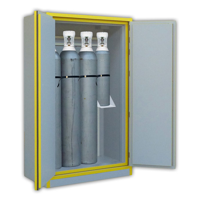 2- door tall safety cabinet Type 30 for gas cylinders