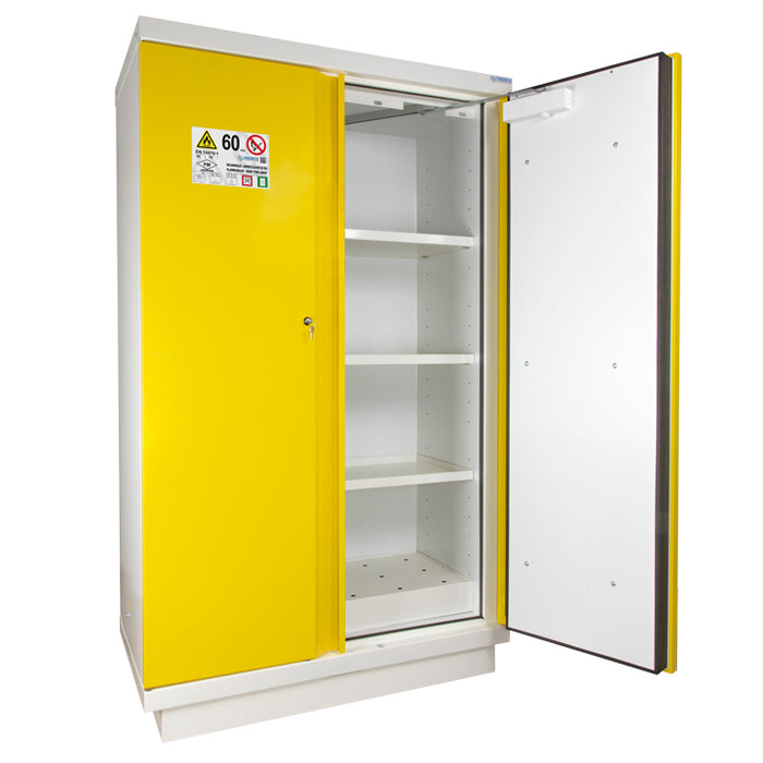 2- yellow door tall safety cabinet Type 60