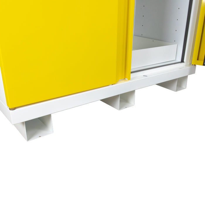 2- yellow door tall safety cabinet Type 60
