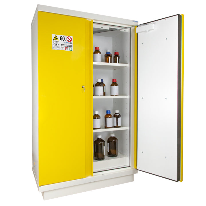 2- yellow door tall safety cabinet Type 60