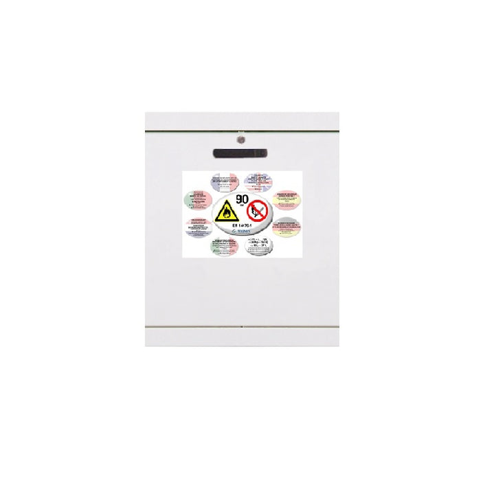 1- sliding door underbench safety cabinet Type 90