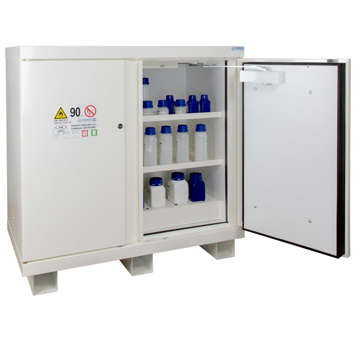 2- door working cover safety cabinet Type 90