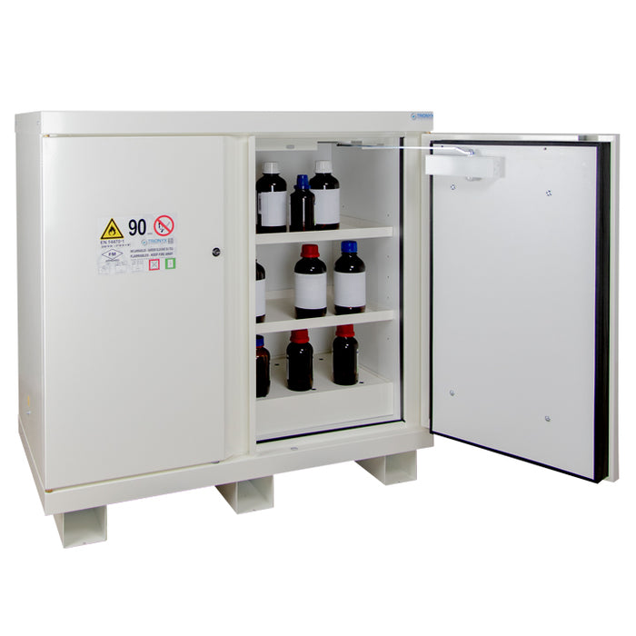 2- door working cover safety cabinet Type 90