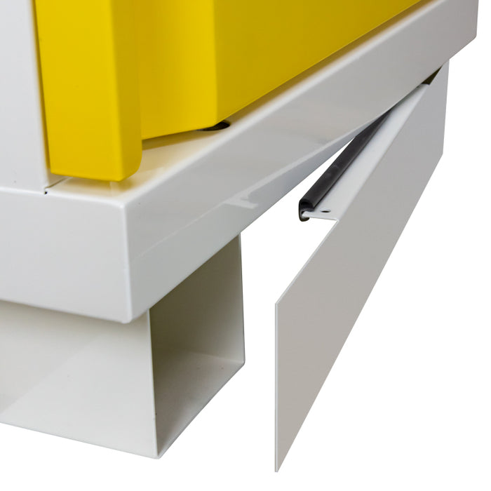 1- yellow door tall safety cabinet Type 90