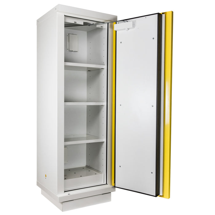 1- yellow door tall safety cabinet Type 90