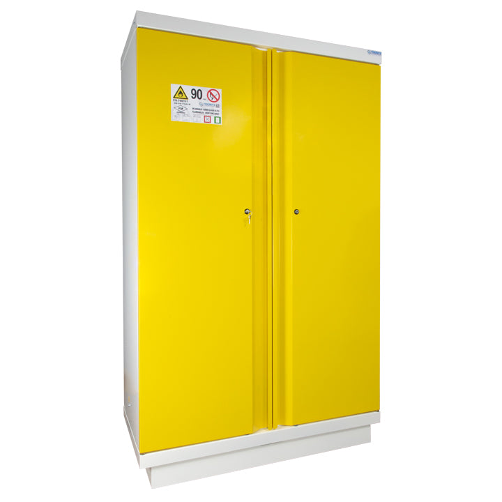 2- Yellow door tall safety cabinet Type 90