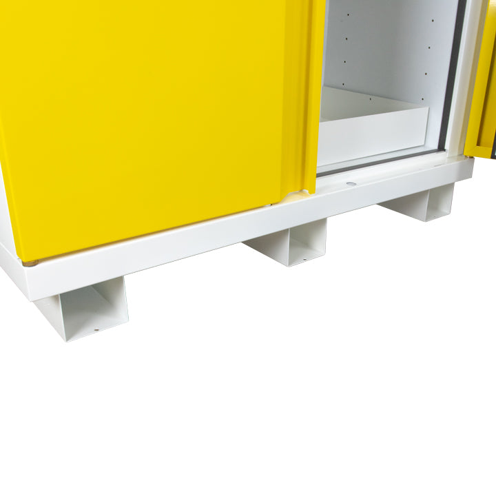 2- Yellow door tall safety cabinet Type 90
