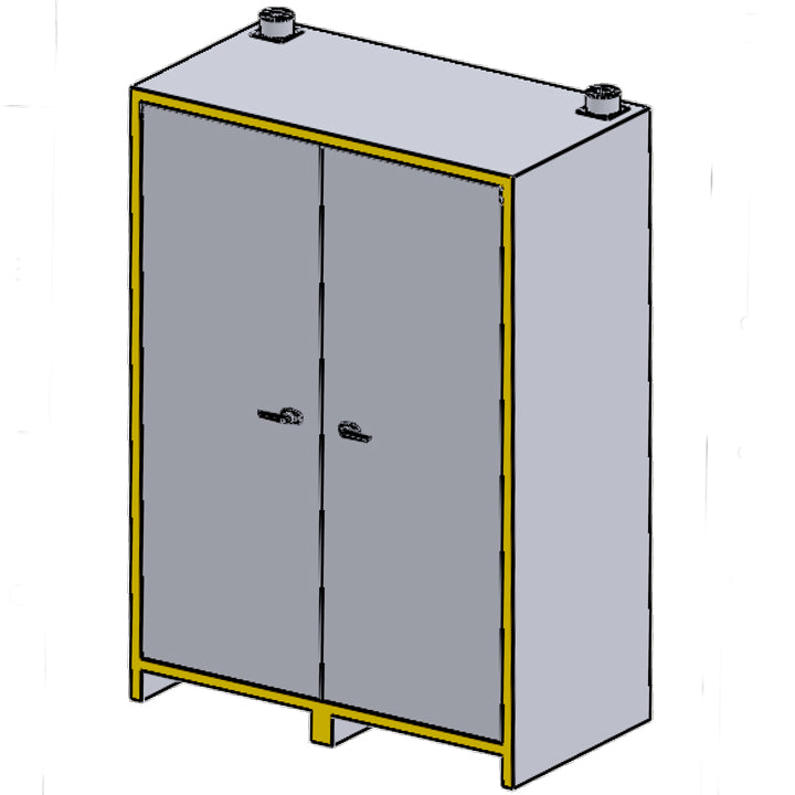 SAFETY CABINET EN 14470-1 AND EN 1363-1 30 MINUTES - 2 DRUMS 3030+2F