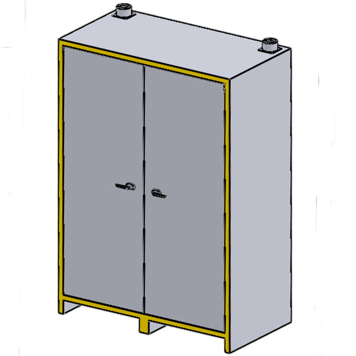 SAFETY CABINET EN 14470-1 AND EN 1363-1 30 MINUTES - 2 DRUMS 3030+2F