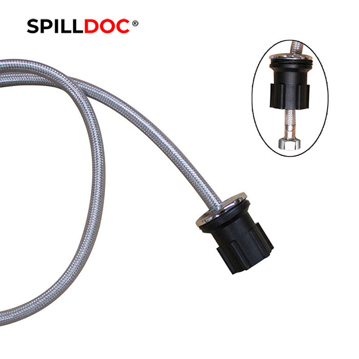 Spilldoc Counter Mounted Drench Hose with dual nozzles SD-504