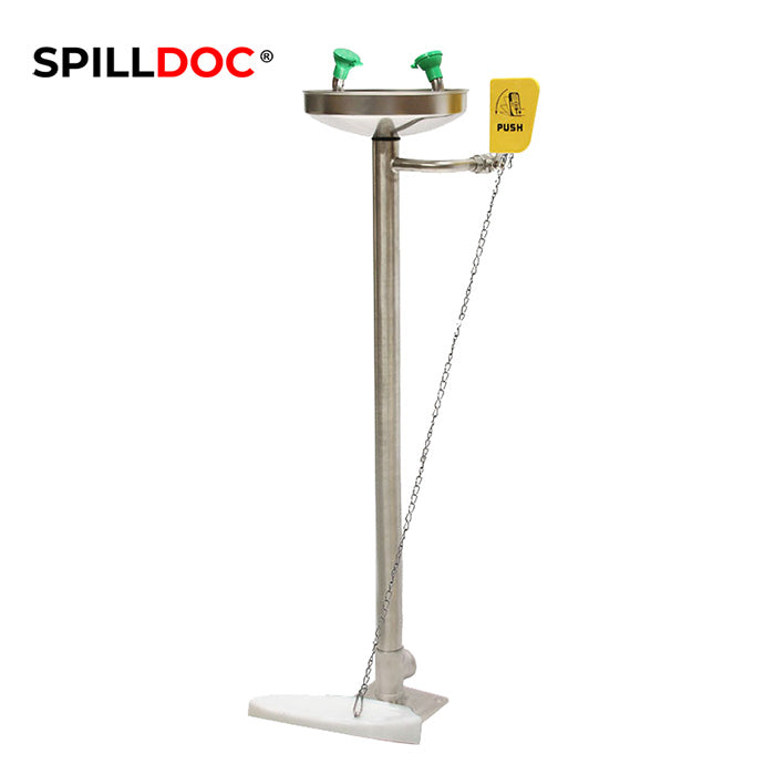 Spilldoc Floor Mounted Stand Eye Wash Station SD-540N