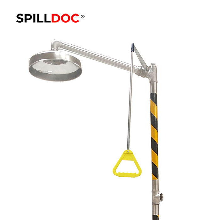Spilldoc Combination Emergency Shower and Eyewash Station with Pressure-Reducing Valve SD-550A/316SS