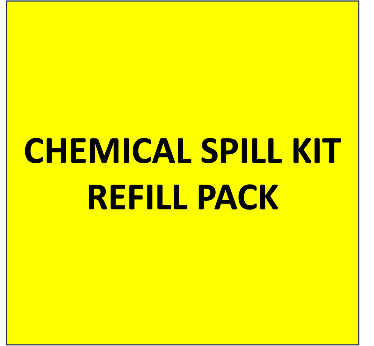 Spilldoc 240L Chemical Spill Kit Refill Pack SD240LCSKRP — BioSafety Supplies Pte Ltd