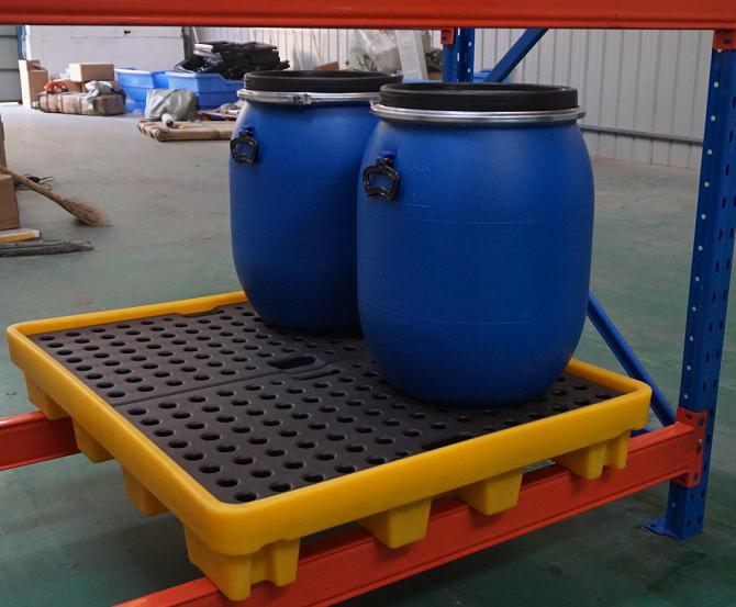 4 Drum Spill Pallet with Drain Plug SD004H