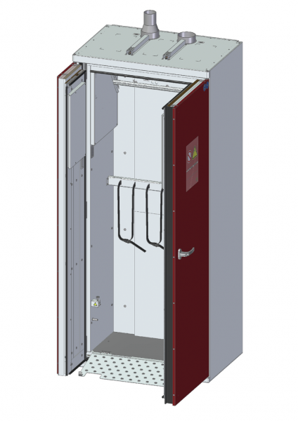Supreme Line Compressed Gas Cylinders Indoor Storage -  2 Cylinder