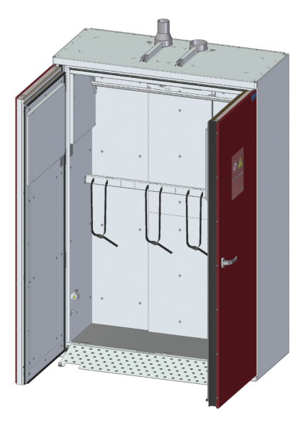 Supreme Line Compressed Gas Cylinders Indoor Storage -  4 Cylinder