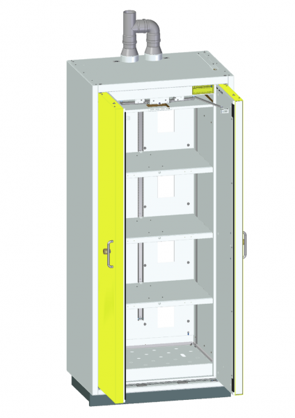 BATTERY LINE Type 90 Lithium-Ion Battery Storage Cabinet Two Doors L