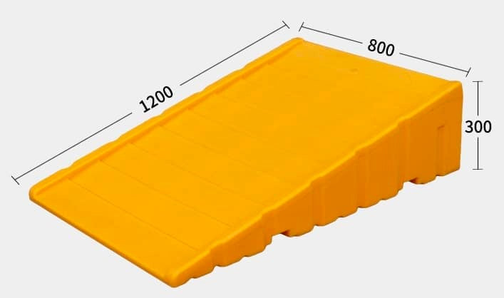 Spill Pallet Ramp 300mmH — Bio-Safety Supplies Pte Ltd