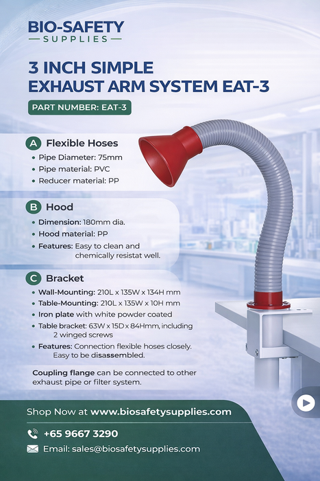 3 Inch Simple Exhaust Arm System EAT-3