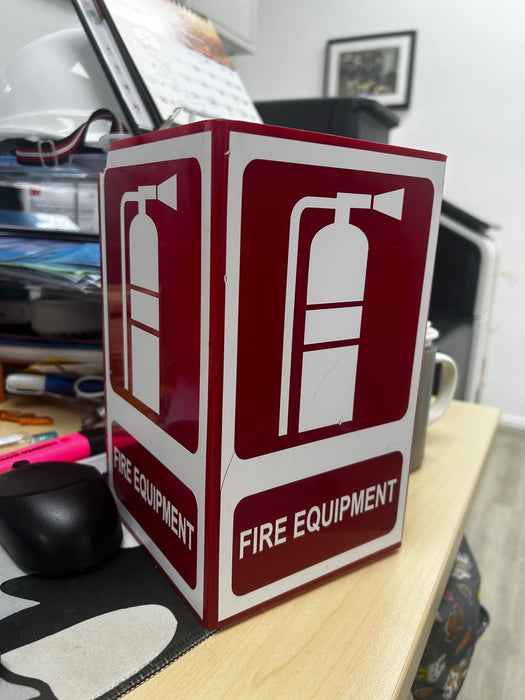 Fire Equipment Safety Sign Triangle