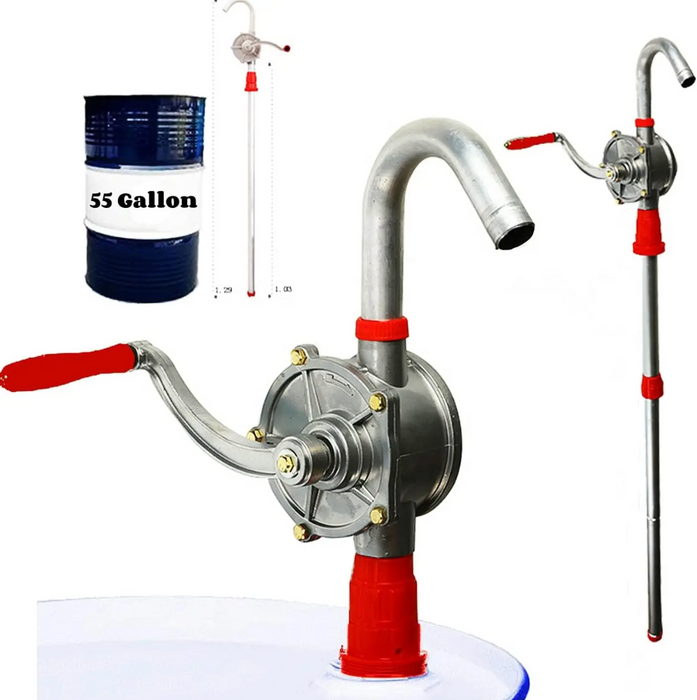 Hand Operated Rotary Oil Drum Pump / Barrel Hand Pump