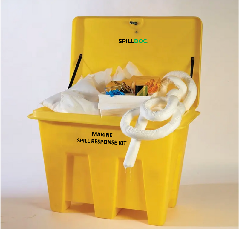 Spilldoc® Marine Spill Response Kit 12 Barrels / 1900Litres SDMSK1900