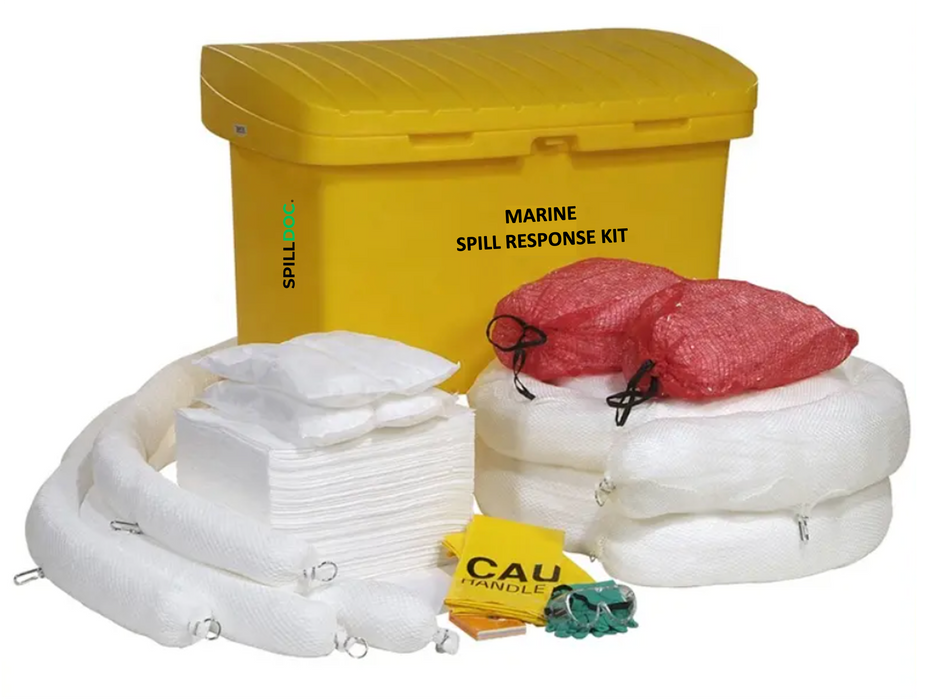 Spilldoc® Marine Spill Response Kit 12 Barrels / 1900Litres