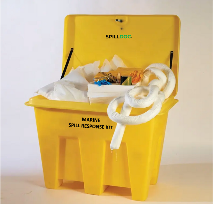 Spilldoc® Marine Spill Response Kit 4 Barrels /  660 Litres