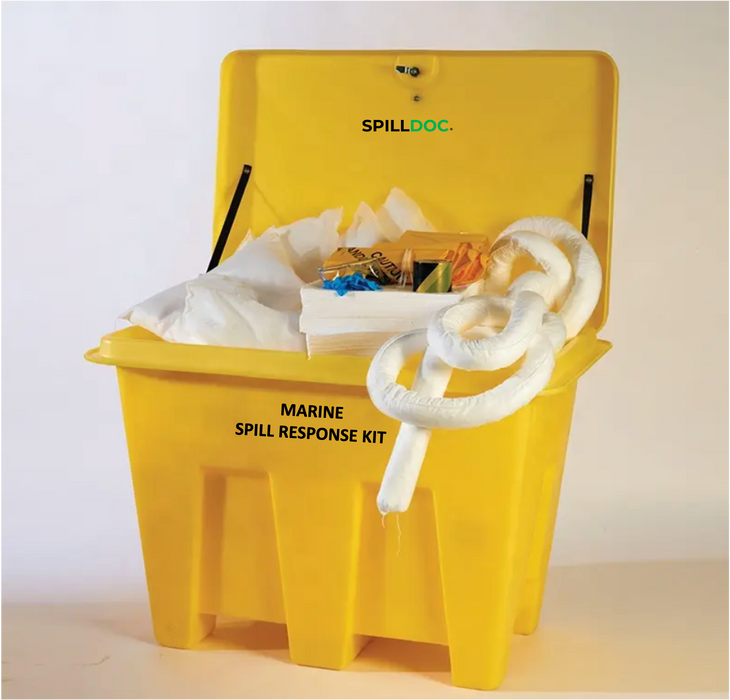 Spilldoc® Marine Spill Response Kit 12 Barrels / 1900Litres SDMSK1900