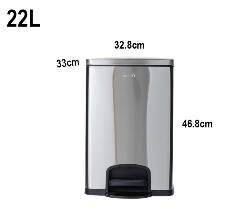 Multiple Sizes, Pedal Bin with Soft Closing - BSSN2101