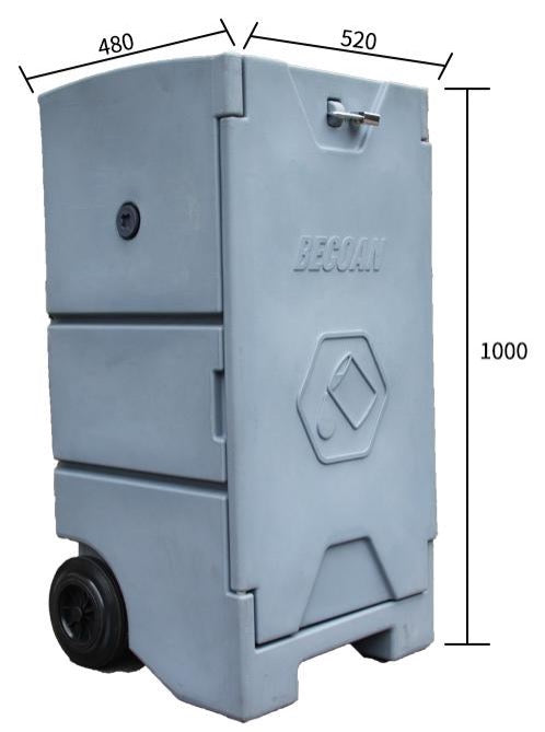 Spilldoc 100L Empty Spill Kit Cart SD100LSKC