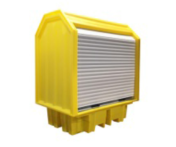 Spilldoc Hard Covered 4 Drum Spill Pallet