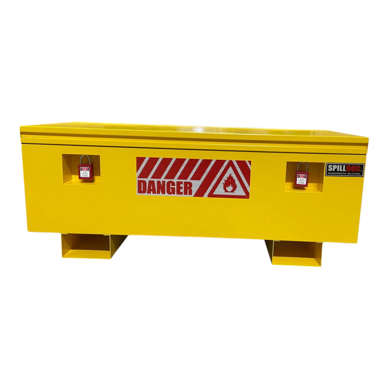 Spilldoc® Hazmat Storage Box with Hydraulic Closing Door SDHSB10080