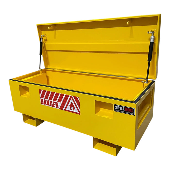 Spilldoc® Hazmat Storage Box with Hydraulic Closing Door SDHSB10040