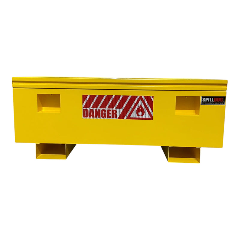 Spilldoc® Hazmat Storage Box with Hydraulic Closing Door SDHSB10080