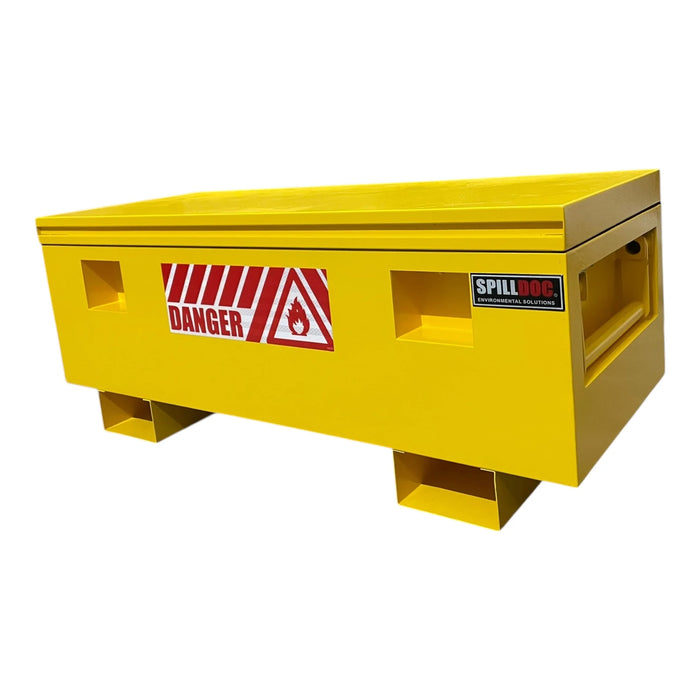 Spilldoc® Hazmat Storage Box with Hydraulic Closing Door SDHSB10080