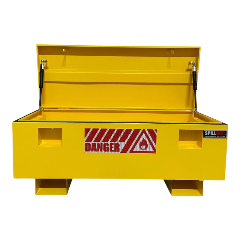 Spilldoc® Hazmat Storage Box with Hydraulic Closing Door SDHSB10080