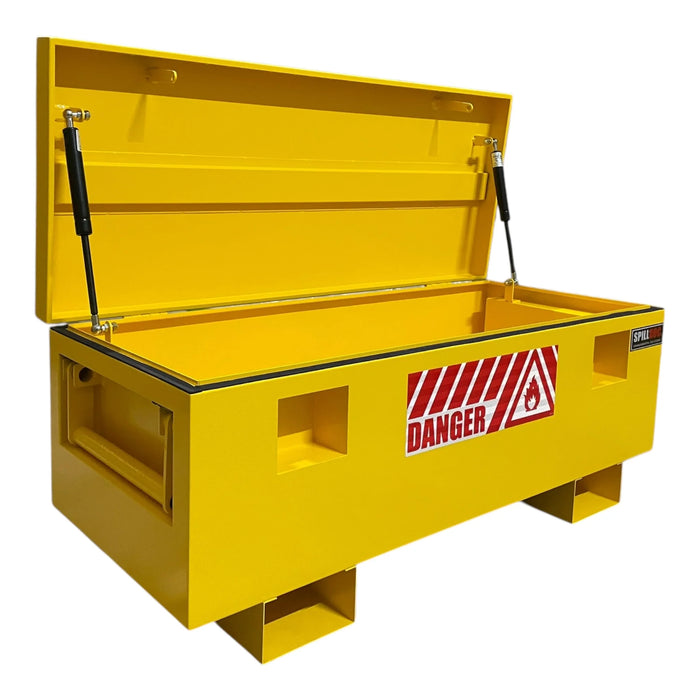 Spilldoc® Hazmat Storage Box with Hydraulic Closing Door SDHSB10040