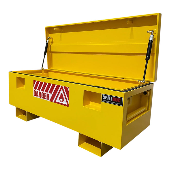Spilldoc® Hazmat Storage Box with Hydraulic Closing Door SDHSB10080