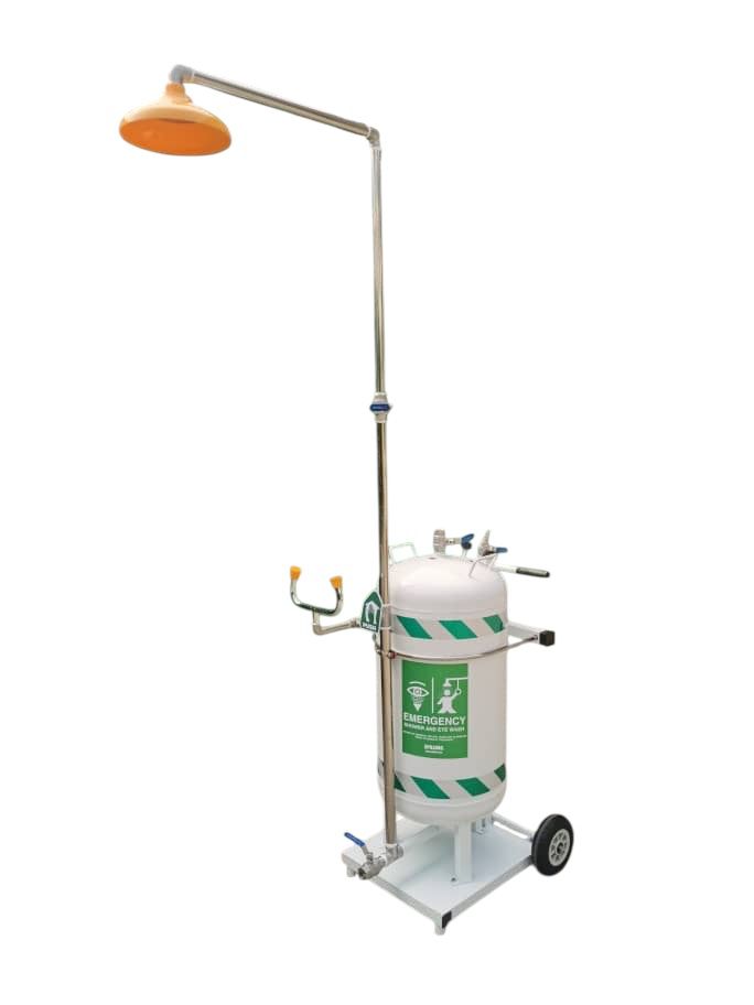 Spilldoc Portable Emergency Air Charged Shower and Eyewash Station SDPSE150