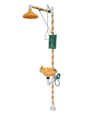 Spilldoc Combination Shower & Eyewash Station SDSE/PVC150