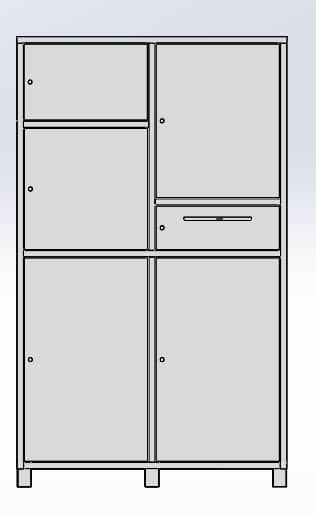 SafeLock Cabinet with One-Time Password