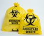 High Density Polyethylene, Biohazard Disposal Bags Withstand Autoclaving up to 130 degrees.