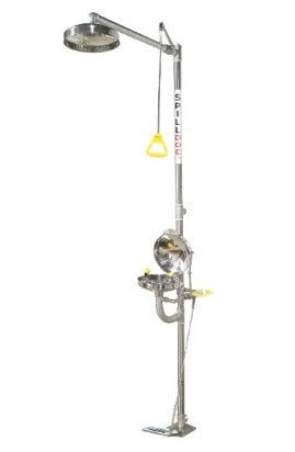 Spilldoc Combination Emergency Shower and Eyewash Station with Dust Cover SD-550AC with pressure-reducing valve